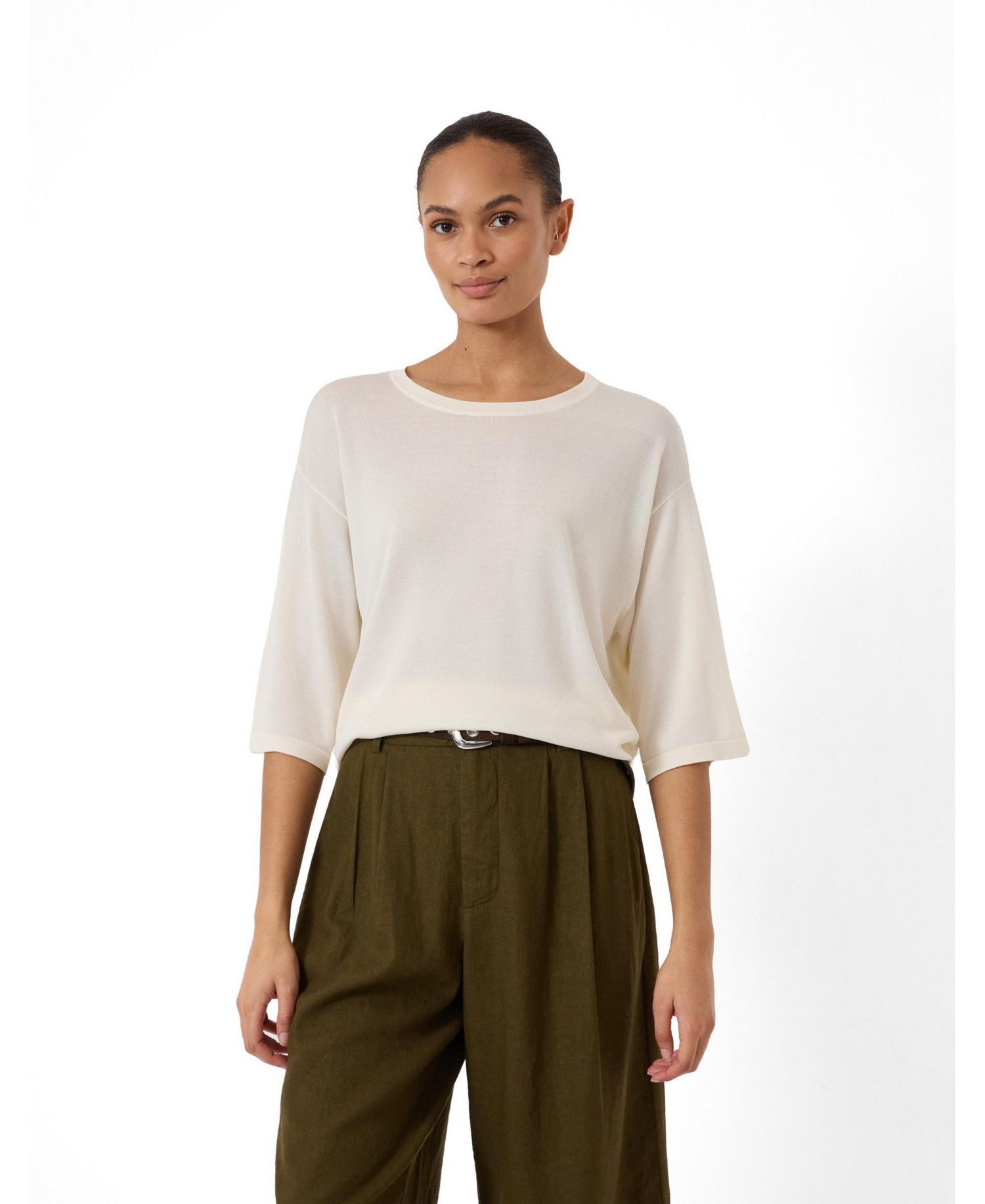 Women's 3/4-Sleeve Crew Neck T-Shirt