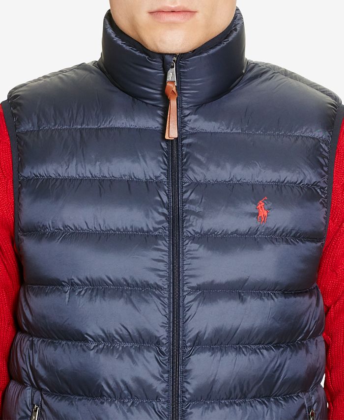 Polo Ralph Lauren Men's Big & Tall Packable Down Vest & Reviews - Coats ...