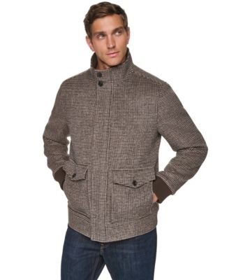 Cole Haan Men's Stand Collar Bomber Jacket - Macy's