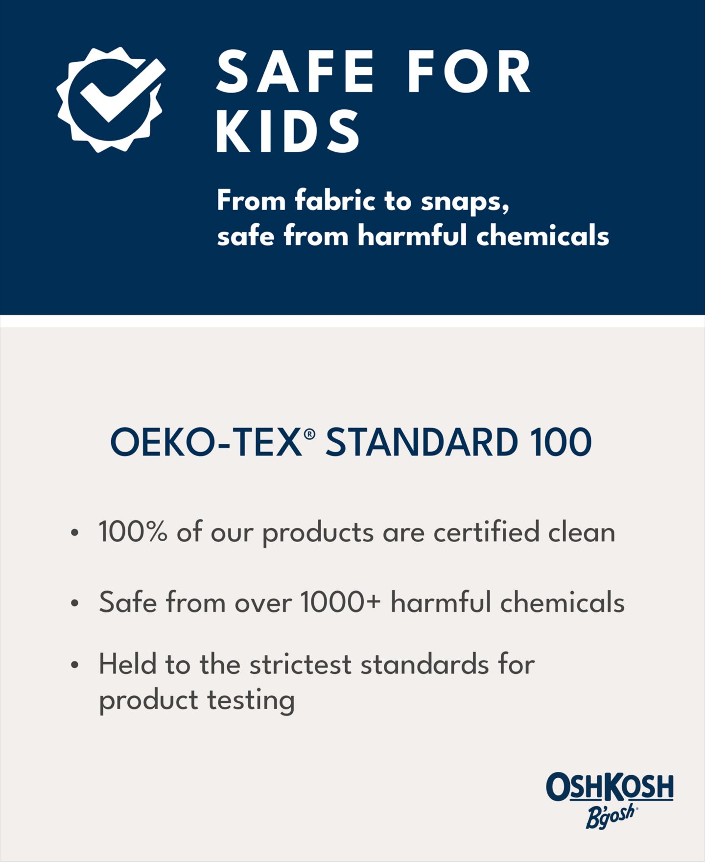 Детский комплект Oshkosh B'Gosh для малыша: полосатый термо-топ и твиловый полукомбинезон, цвет: Синий / Красный — фото 6