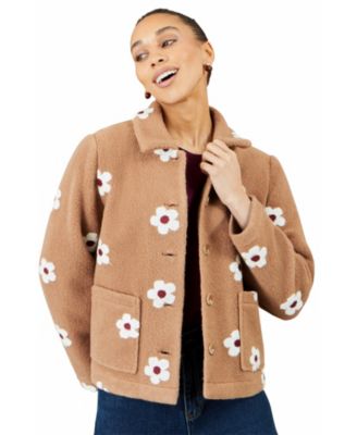 Women's Relaxed Boxy Floral Jacket