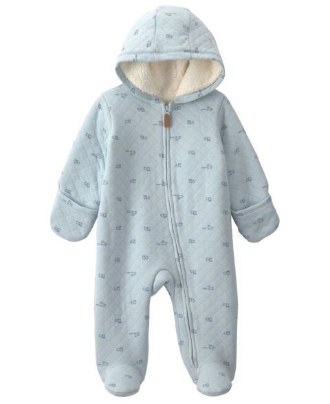 Комбинезон Carter's Sheep Teddy Fleece Long-Sleeve Jumpsuit для малышей, цвет: Синий