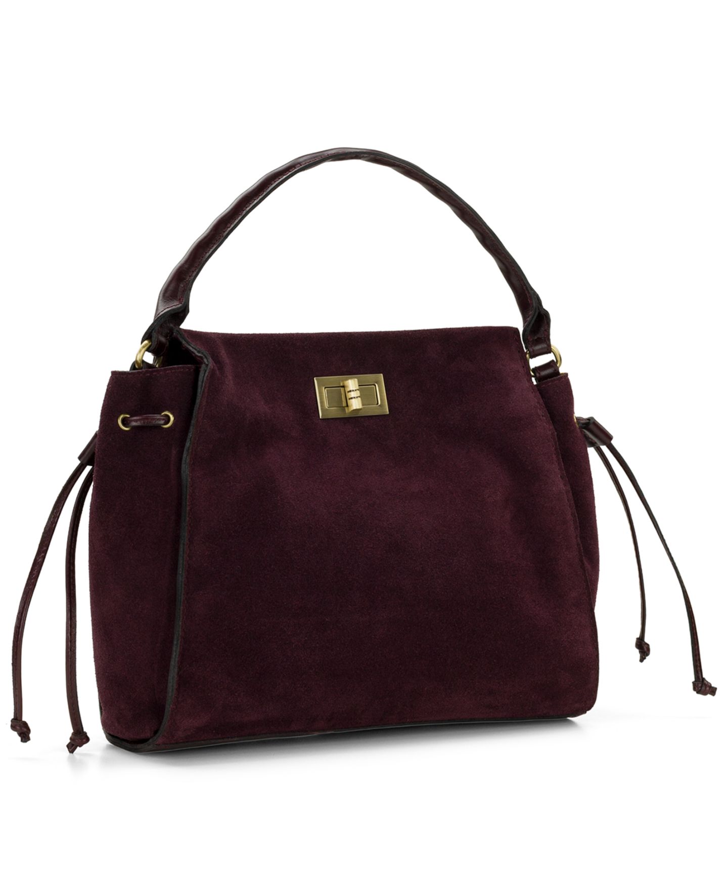 Женская сумка Patricia Nash Loenen Top Handle Small Shoulder, цвет: Сливовый — фото 3