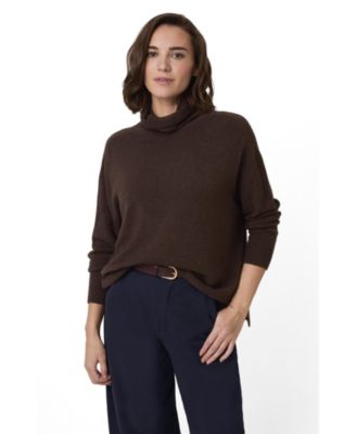 Women's Oversized Slouchy Roll Neck Jumper