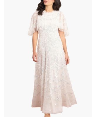 Women's Freya Cape Ankle Gown Dress