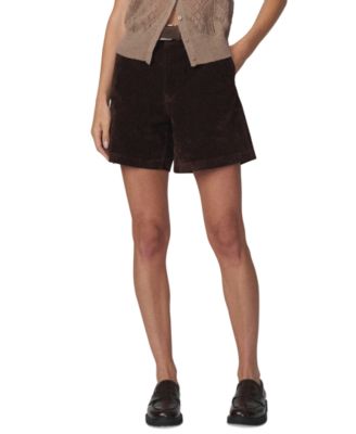 Women's High-Waisted Faux-Suede Harlowe Shorts