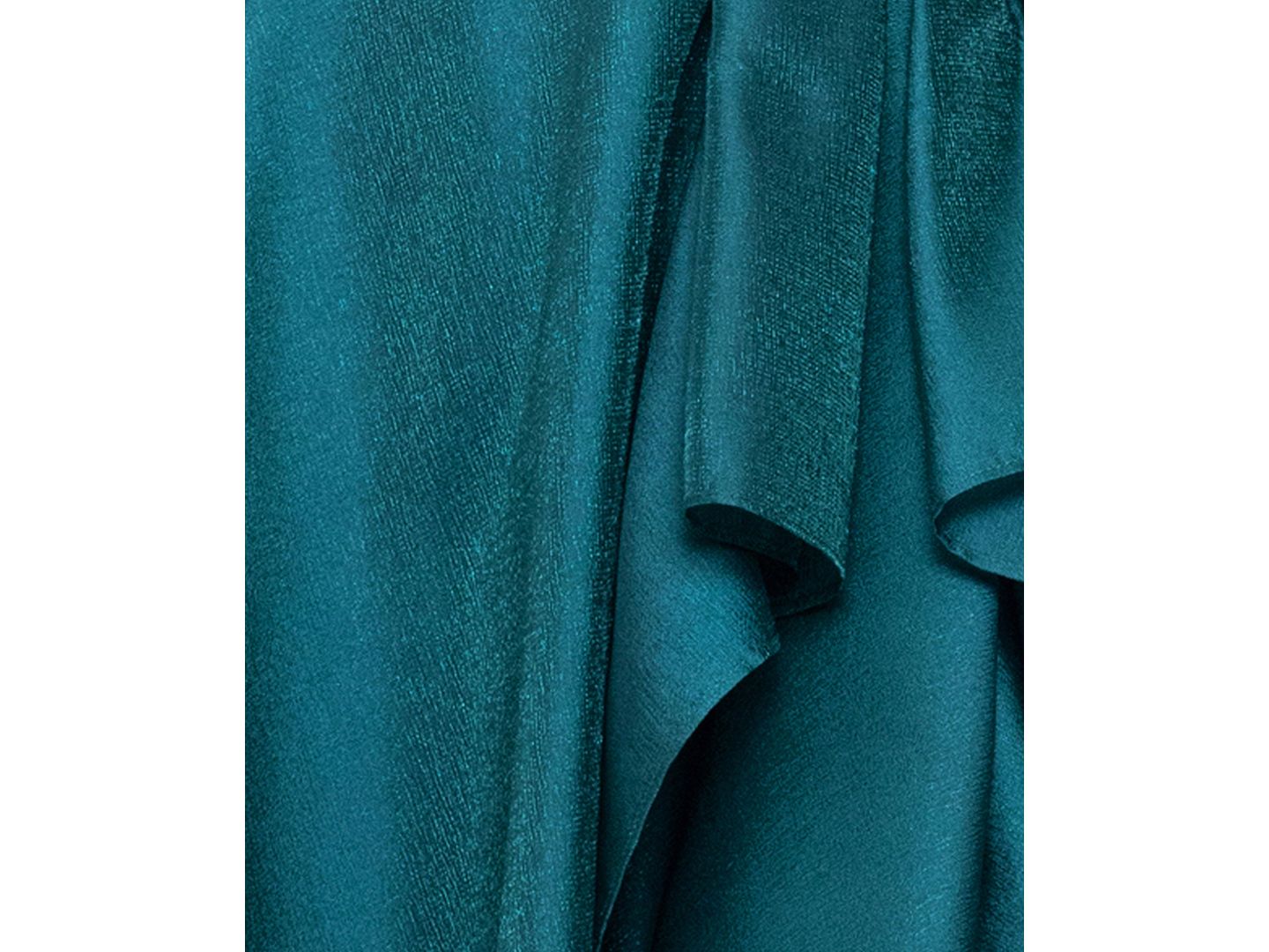 Женское платье XSCAPE Sweetheart Neck Off-The-Shoulder Ruffle Long, цвет: Изумрудный — фото 5