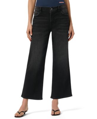 Women's Rosalie High-Rise Wide-Leg Cropped Ankle Jeans