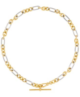 Embry Mixed Metal Link and Chain Necklace