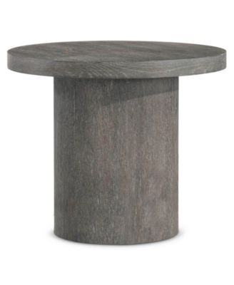 Tribeca 26" Wood Pedestal Side Table
