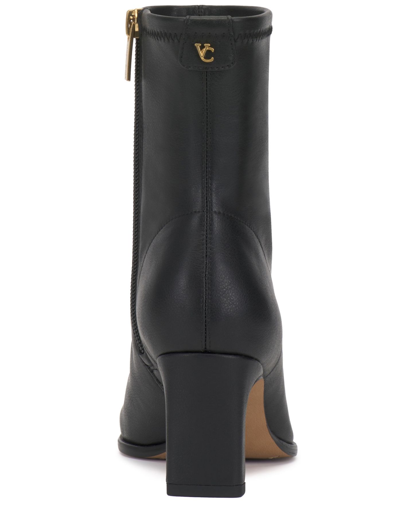 Женские носки Vince Camuto Julea Heel Sock Pointed Toe Booties, цвет: Чёрный — фото 3