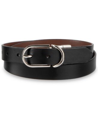 2 In 1 Reversible Leather Dress Belt