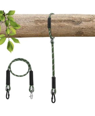 Adjustable Heavy Duty Tree Swing Rope Hammock With Carabiners For Swing Sets