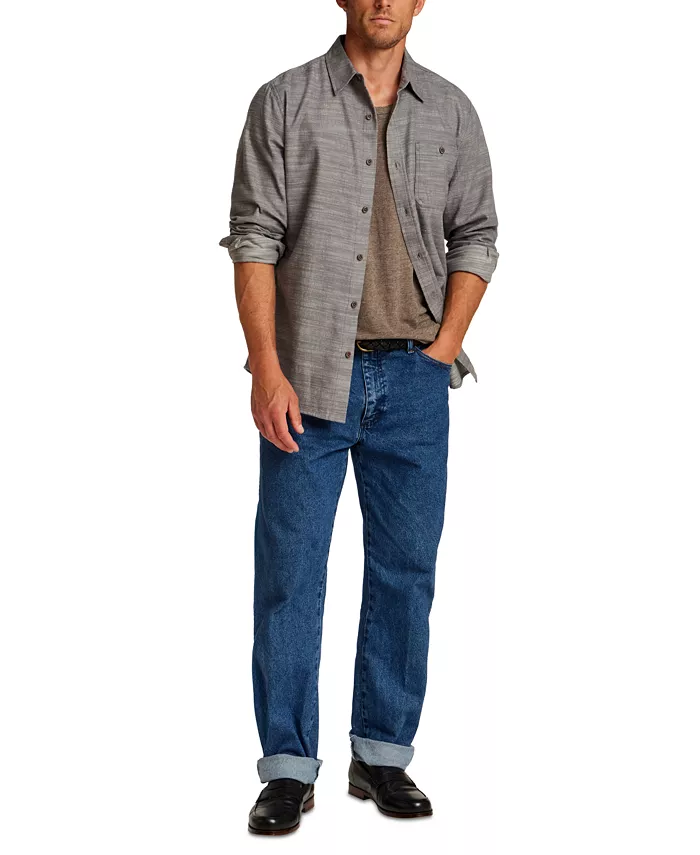 Men's Peached Slub Solid Shirt - thumbnail 2