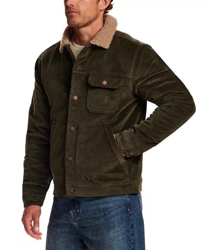 Men's Berber Cord Trucker Jacket - thumbnail 3