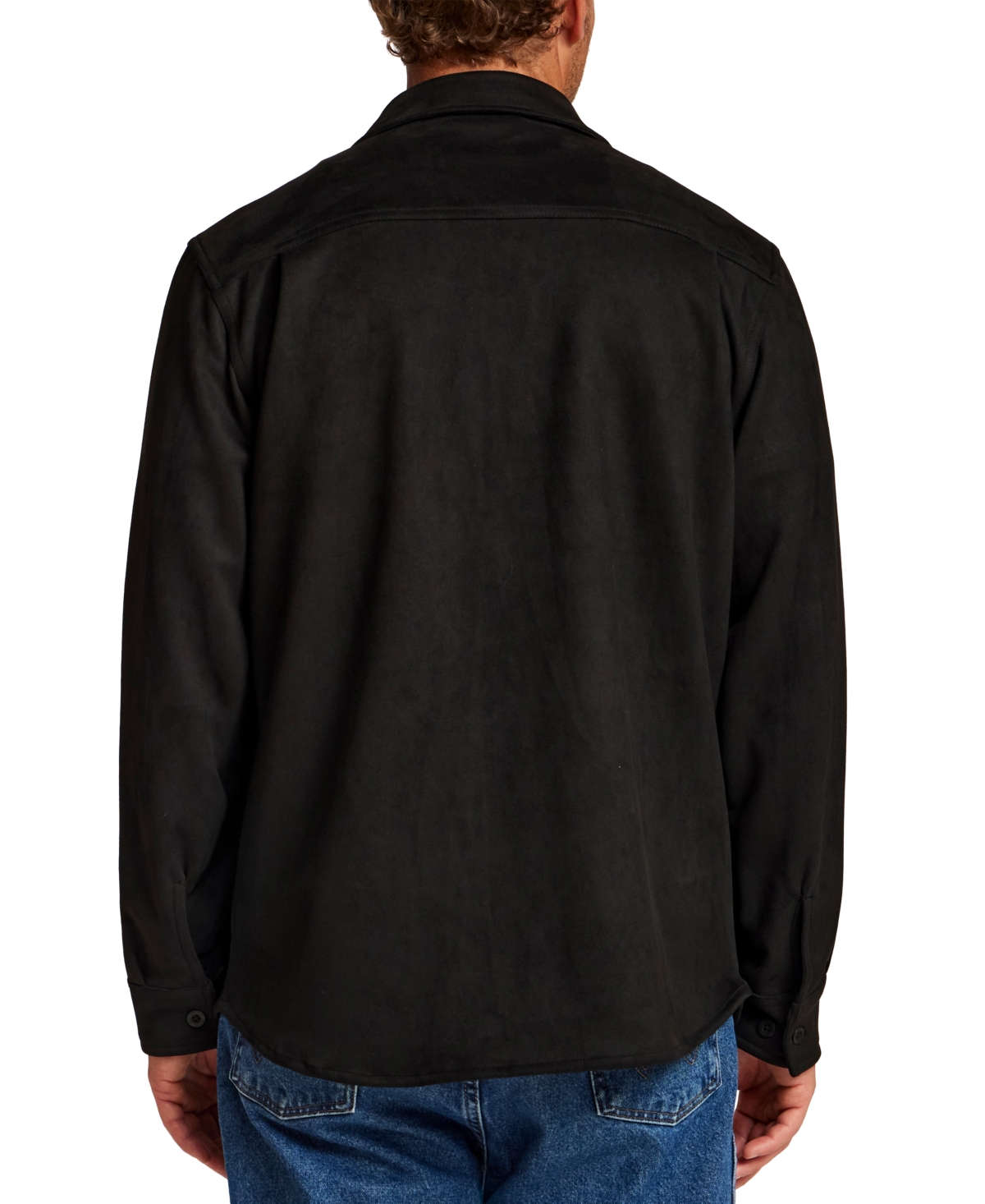 Weatherproof Vintage Men's Faux Suede Overshirt