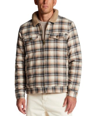 Men's Berber Flannel Trucker Jacket
