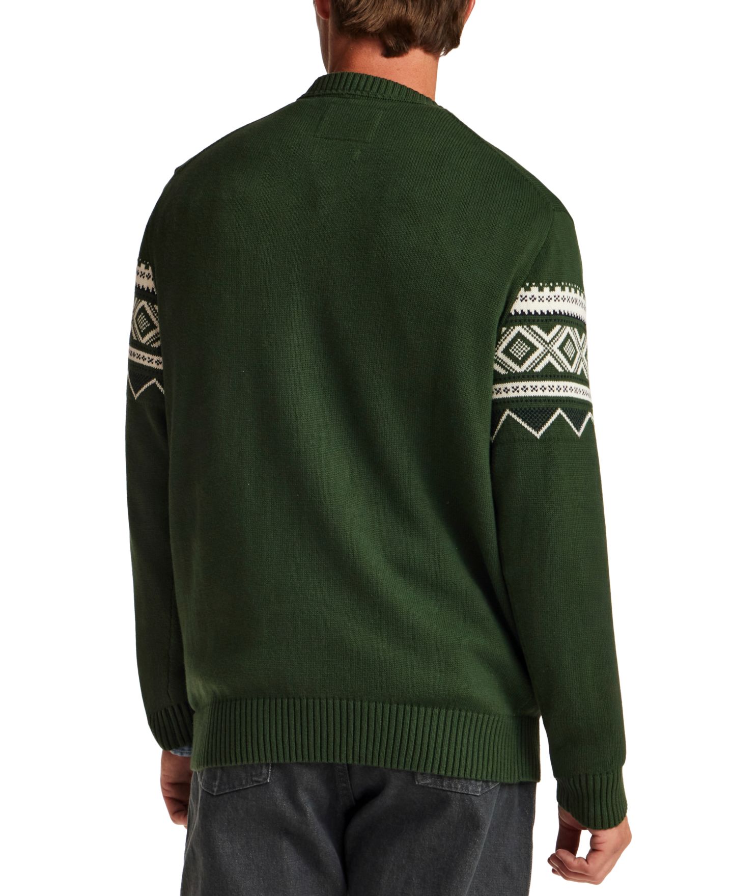 Мужской свитер Weatherproof Vintage Fairisle Crewneck, цвет: Mountain View — фото 4