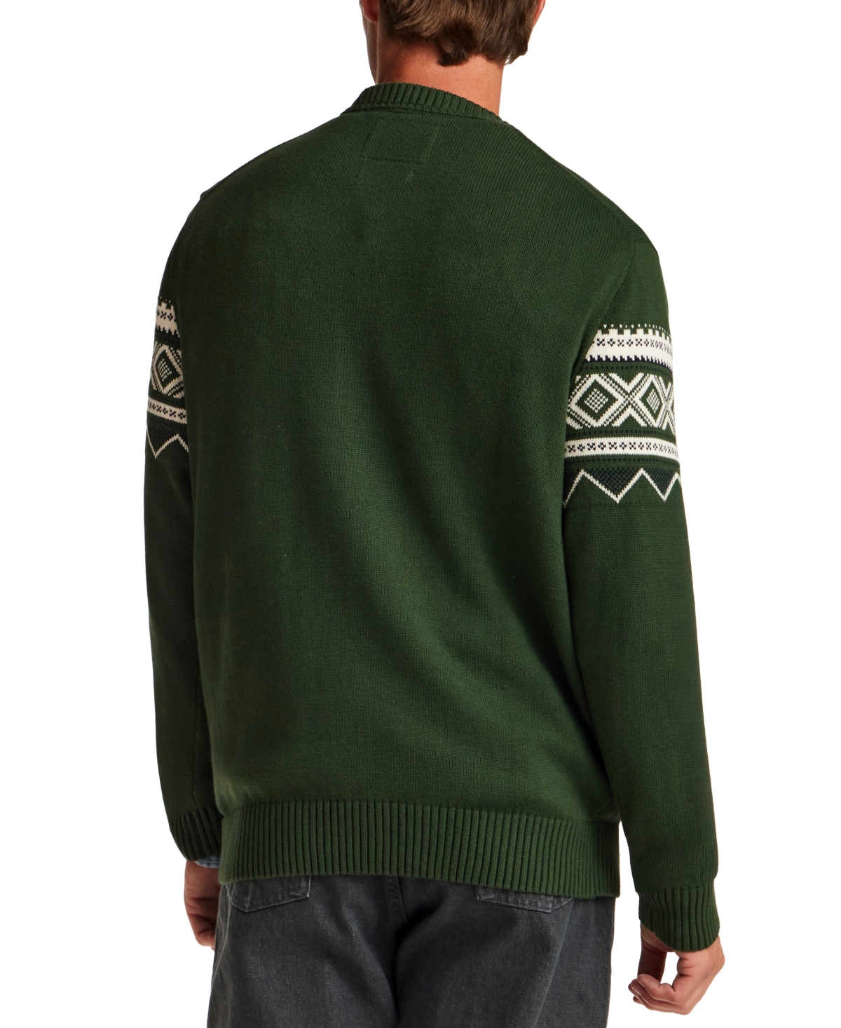 Weatherproof Vintage Men's Fairisle Crewneck Sweater