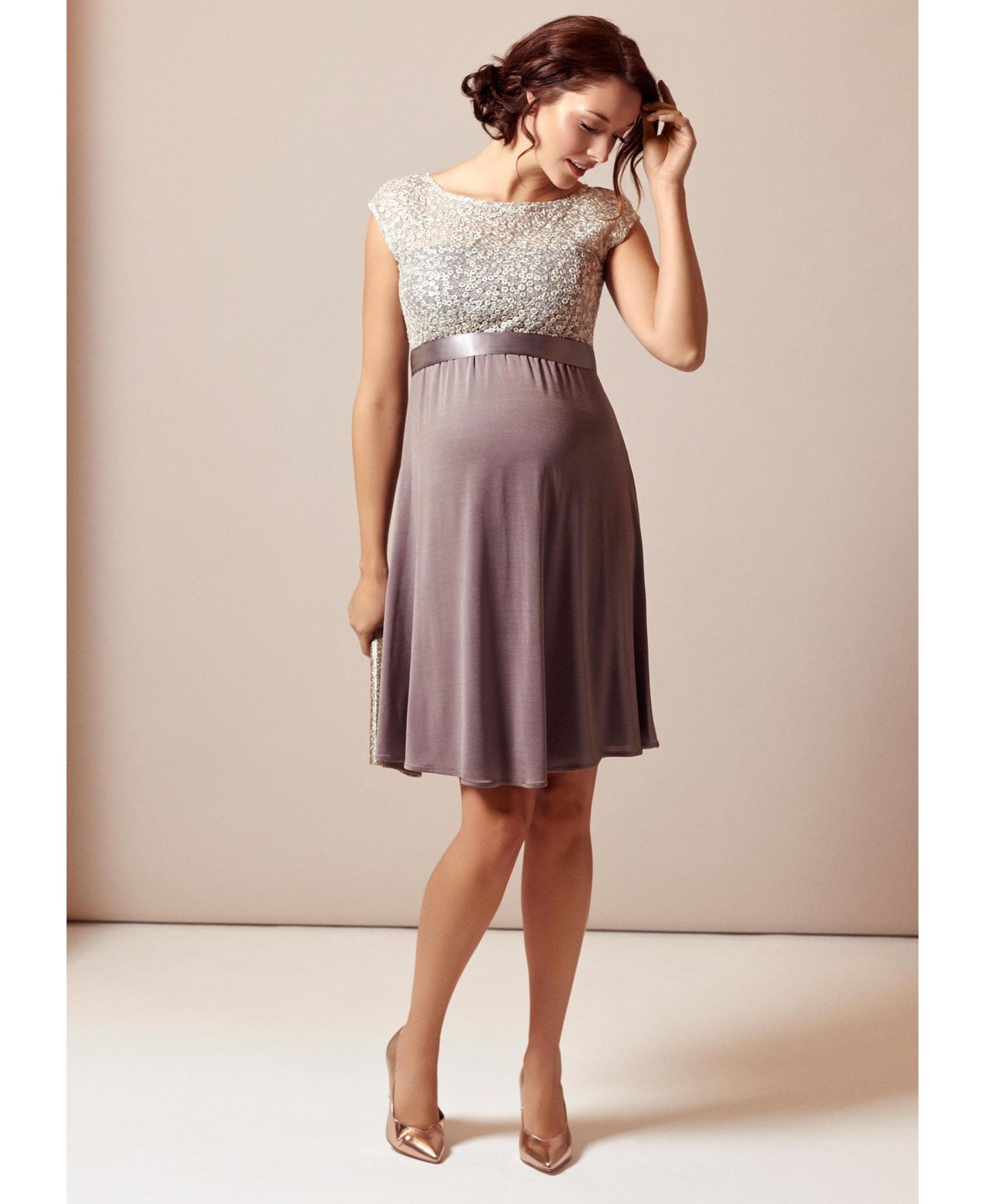 Женское платье Tiffany Rose Maternity Mia Maternity, цвет: Трюфельный — фото 5