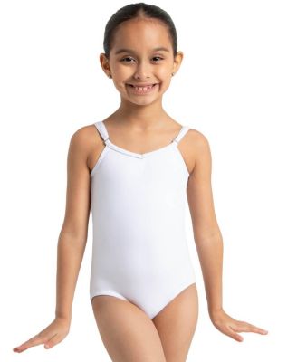 Girls Team Basics Camisole Leotard w/ Adjustable Straps