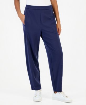 Women's Pull-On High-Rise Doubleknit Lantern Pants