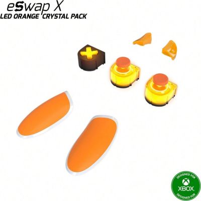 Xbox Accessory: eSwap X Pack LED - Crystal: Compatible with  Xbox X|S