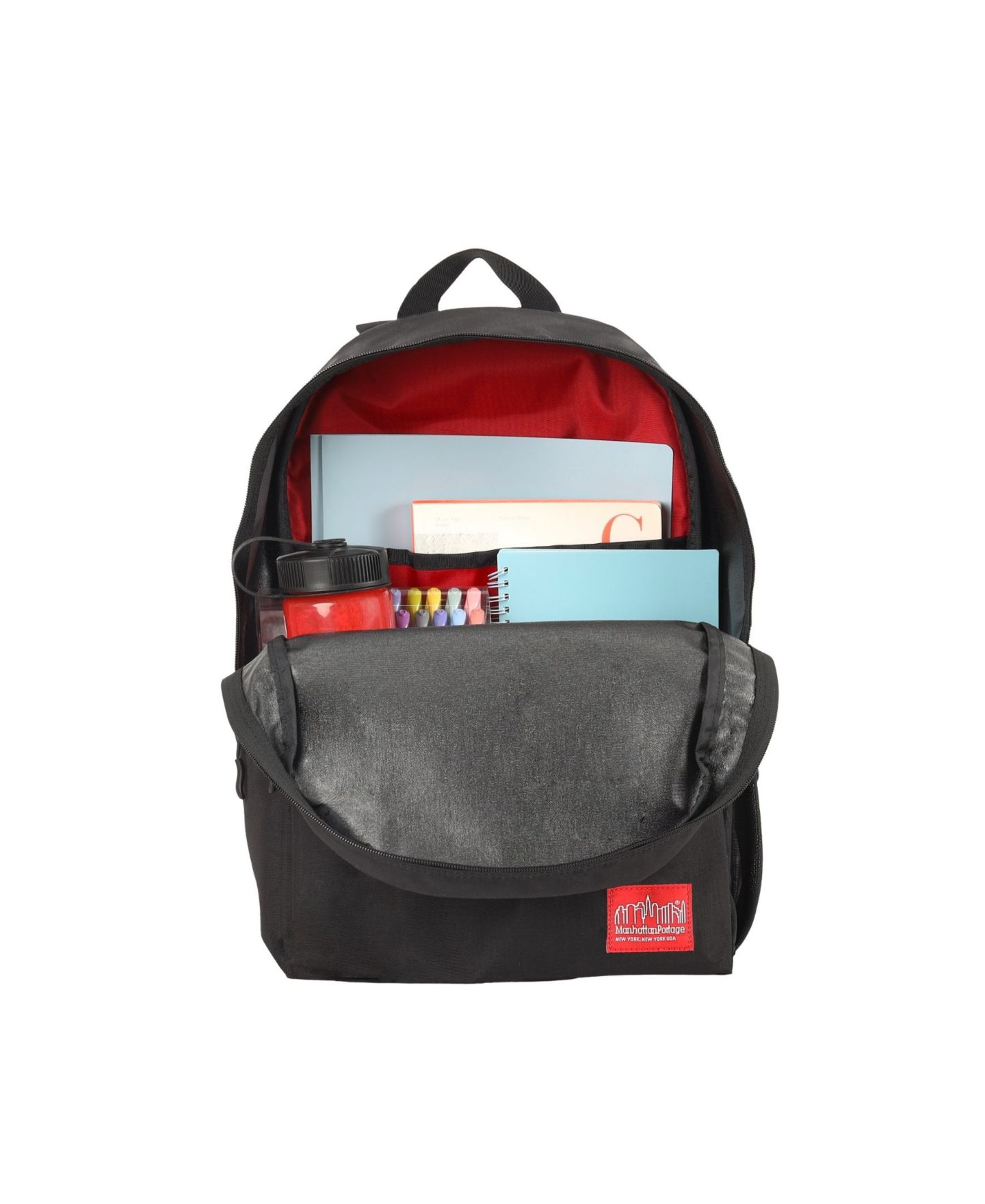 Рюкзак Manhattan Portage Daffodil Blossom Extra-Large Messenger, цвет: Чёрный — фото 9