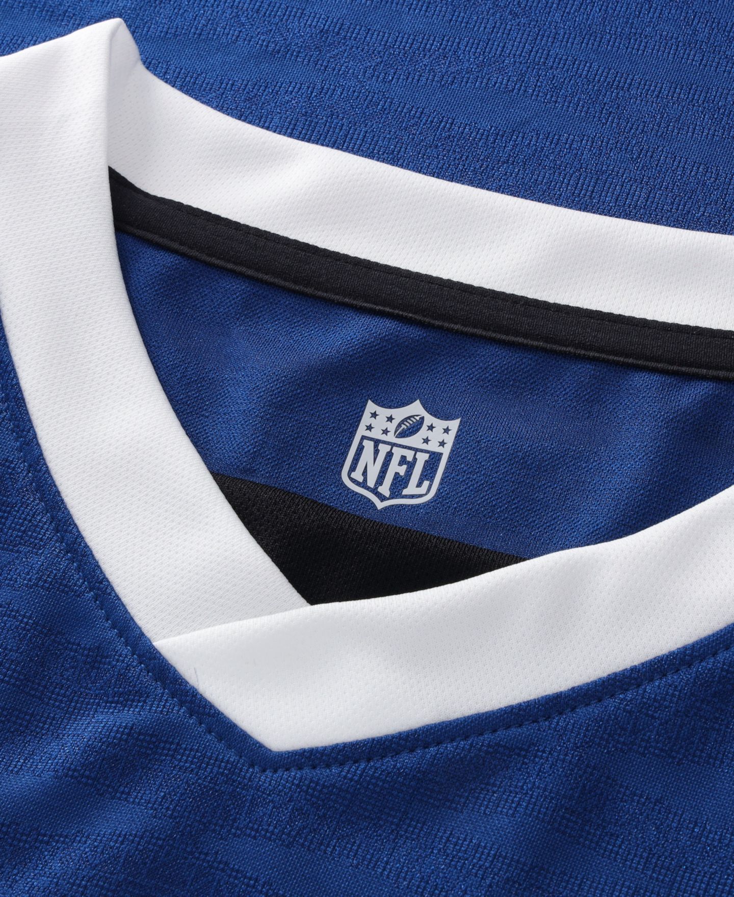 Мужской топ Fanatics Royal Indianapolis Colts Football x Football V-Neck Fan Jersey — фото 3