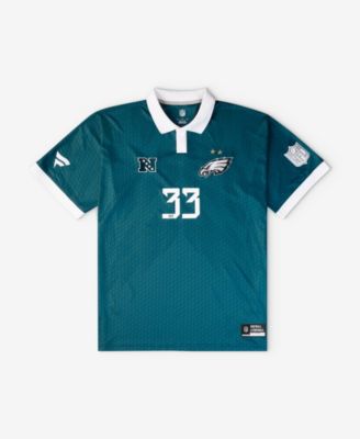 Men's Midnight Green Philadelphia Eagles Football x Football Collared Fan Jersey