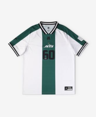 Big Boys and Girls White New York Jets Football x Football V-Neck Fan Jersey