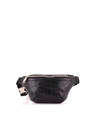 Small Belt Bag GG Embossed Perforated Leather