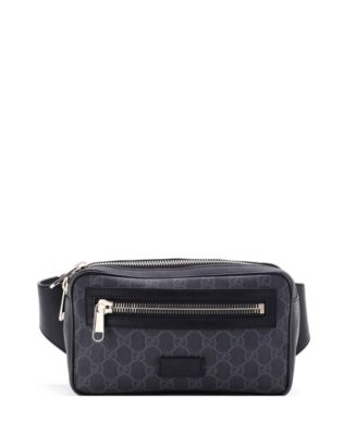 Small Soft Zip Belt Bag GG Coated Canvas