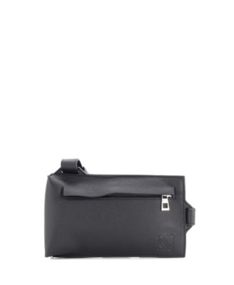 Vertical T Pocket Body Bag Leather