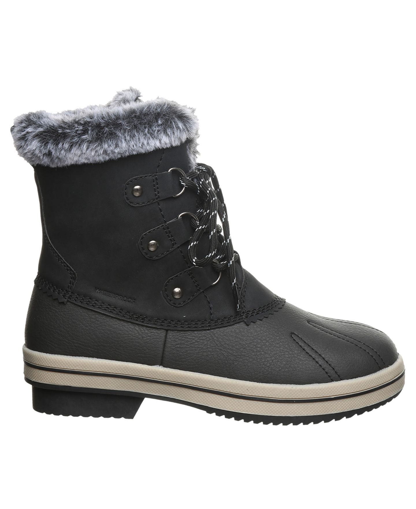 Женские ботинки BEARPAW Vivie Round Toe Wedge, цвет: Чёрный — фото 2