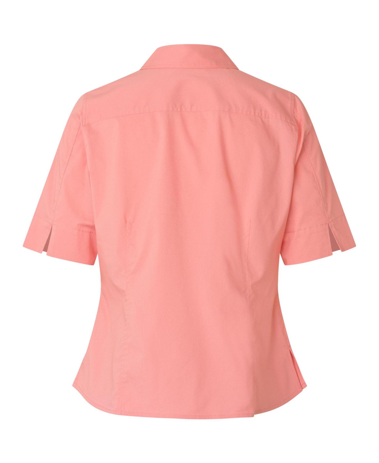 Женская рубашка Masai Copenhagen Maiven Boxy Button-Up Short-Sleeve Cotton-Blend, цвет: Клубничный ледяной — фото 5