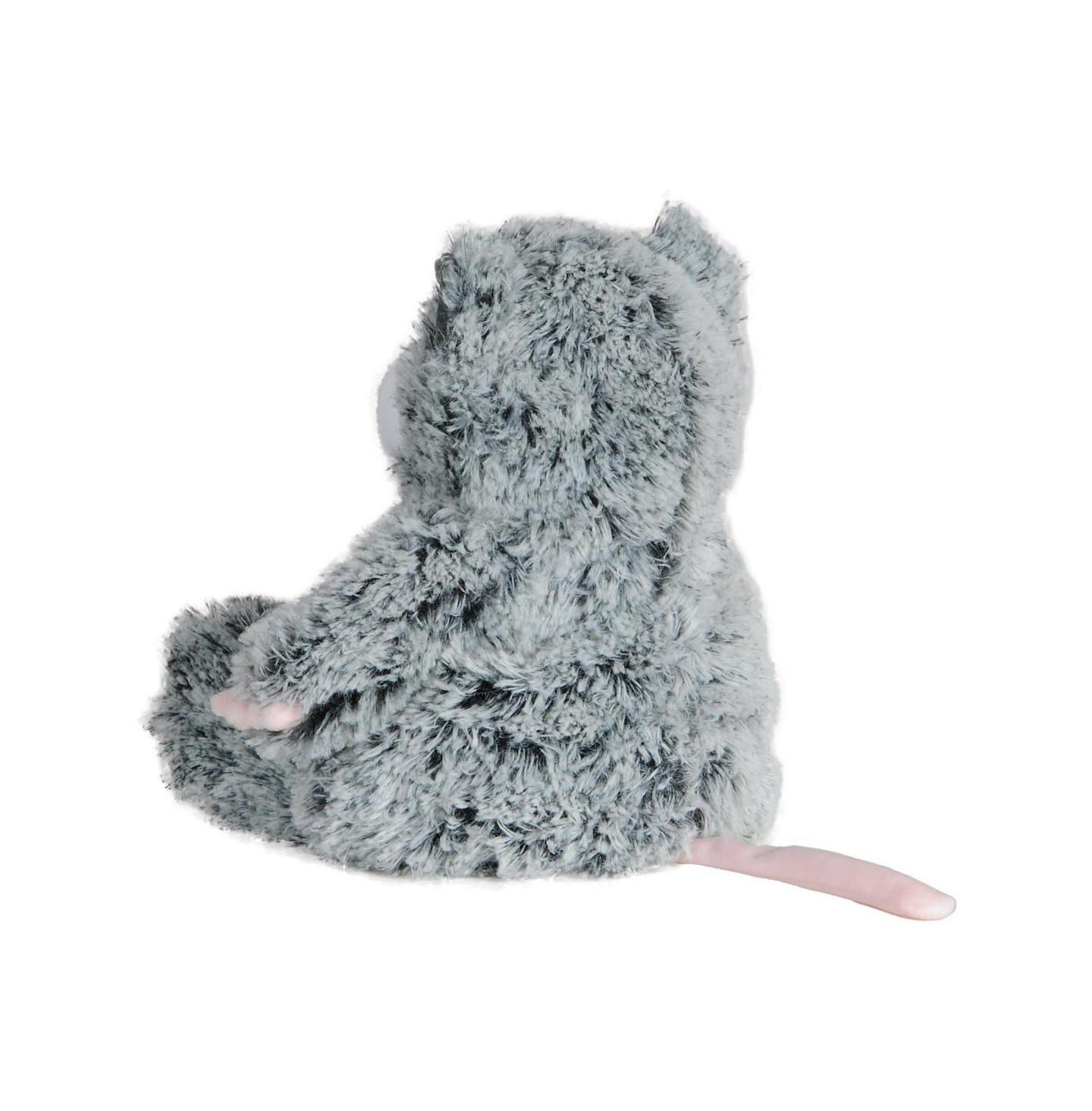 Детская мягкая игрушка Intelex Warmies Opossum 13" Microwavable Plush, цвет: Серый — фото 5