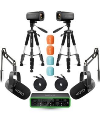 4K Two-Person Video Podcast Equipment Bundle