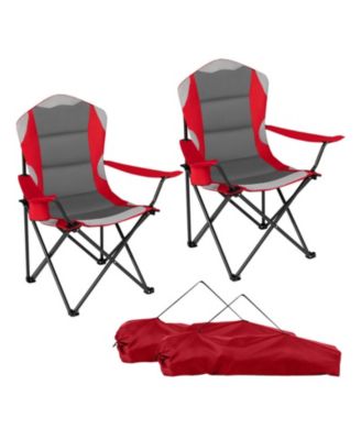 Padded Folding Camping Chair Set for Outdoor Gatherings