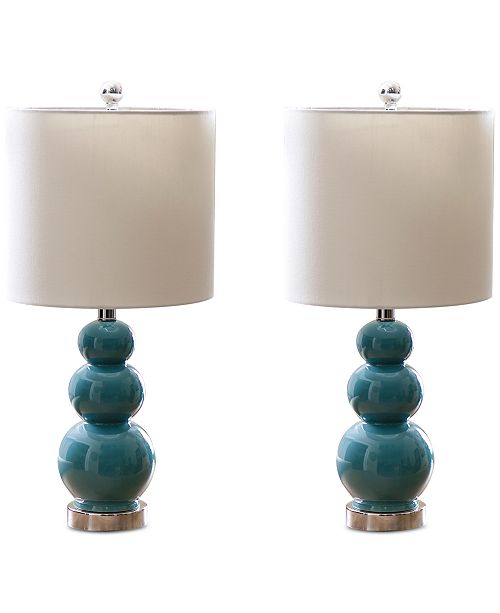 Abbyson Living Set of 2 Gourd Table Lamps & Reviews All Lighting