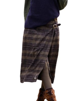 Women's Midi Celt Kilt Plaid Skirt
