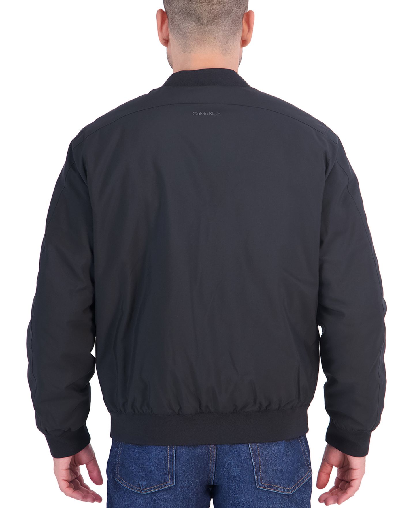 Мужская куртка Calvin Klein Bomber, цвет: Чёрный — фото 5