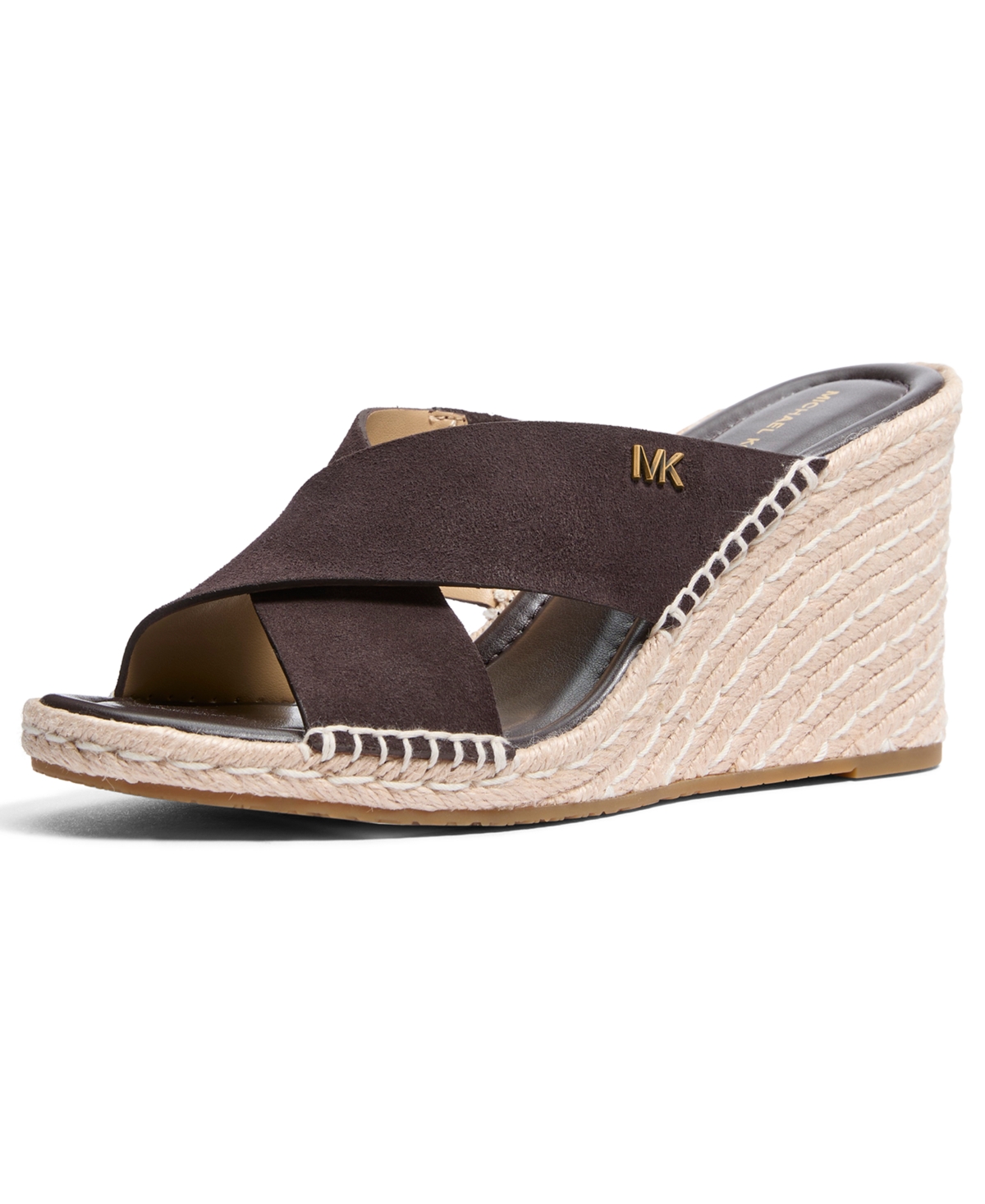 Michael Kors Women's Kenzie Slip-On Wedge Sandals