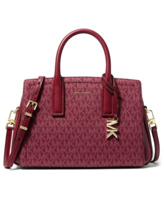 Michael Kors Laila Small Signature Logo Satchel Handbag