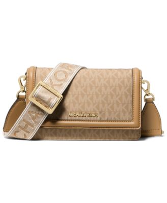 MICHAEL Jet Set Mini Phone Web Strap Crossbody Handbag