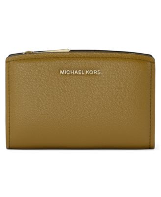 Michael Kors Bryant Leather Zip Around Bifold Wallet