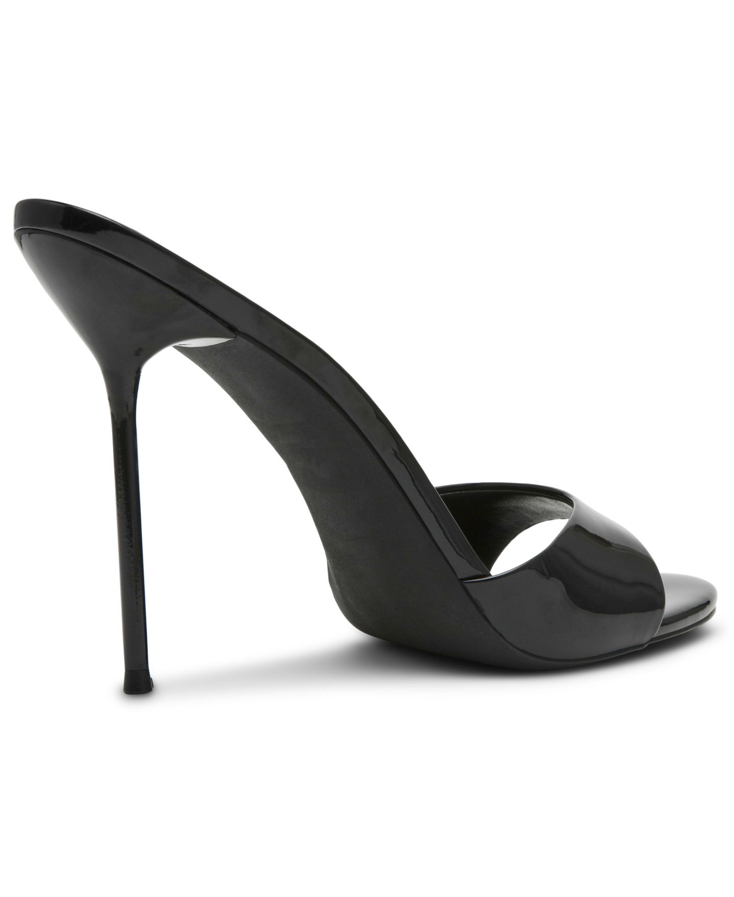 Женские сандалии Steve Madden Davina High Heel Stiletto Dress Sandals, цвет: Чёрный лаковый — фото 6