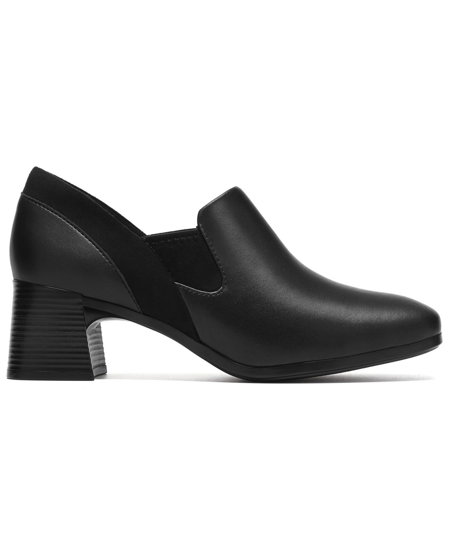 Женские ботильоны-слипоны Clarks Collection Marriann Pure, цвет: Чёрный кожаный — фото 2