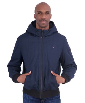 Men's Sherpa Lined Soft Shell Bomber Jacket