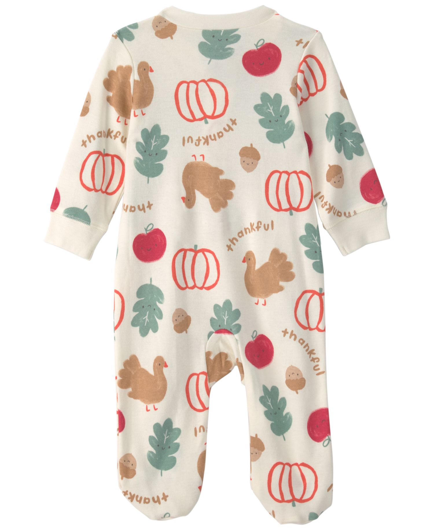 Baby Boys' and Baby Girls' Thanksgiving 2-Way Zip Sleep & Play